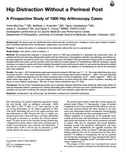 Hip Distraction Without a Perineal Post 245x300 - Hip Distraction without a Perineal Post: A Study of 1000 Hip Arthroscopy Cases